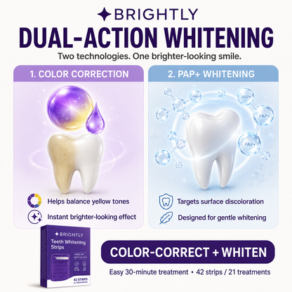 Brightly Color-Correct Whitening Strips