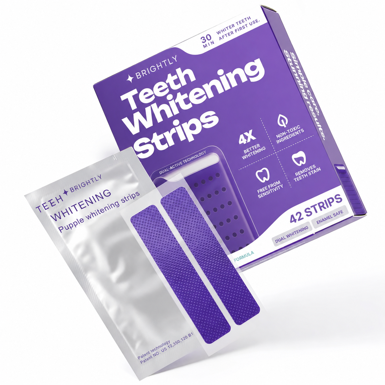 Brightly Color-Correct Whitening Strips