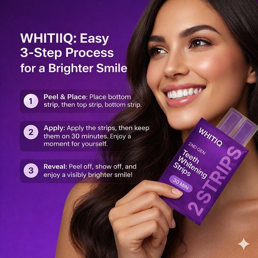 WHITIQ™ Purple Whitening Strips