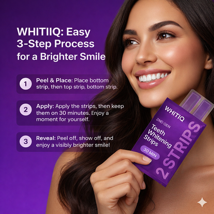 WHITIQ™ Purple Whitening Strips